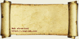 Jana Tankosić vizit kartica